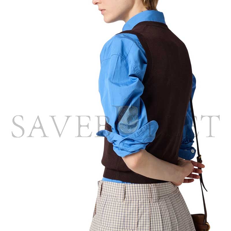 MIU MIU WOOL SWEATER VEST MMV209